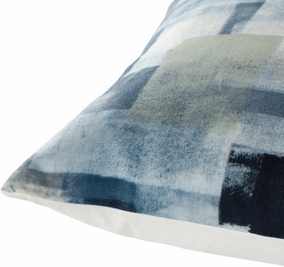 Gigmoto Abstract Blue Geometric Throw Pillow - Clearance