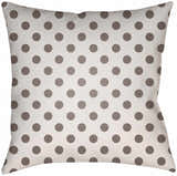 Gimampang Gray Polka Dots Outdoor Throw Pillow