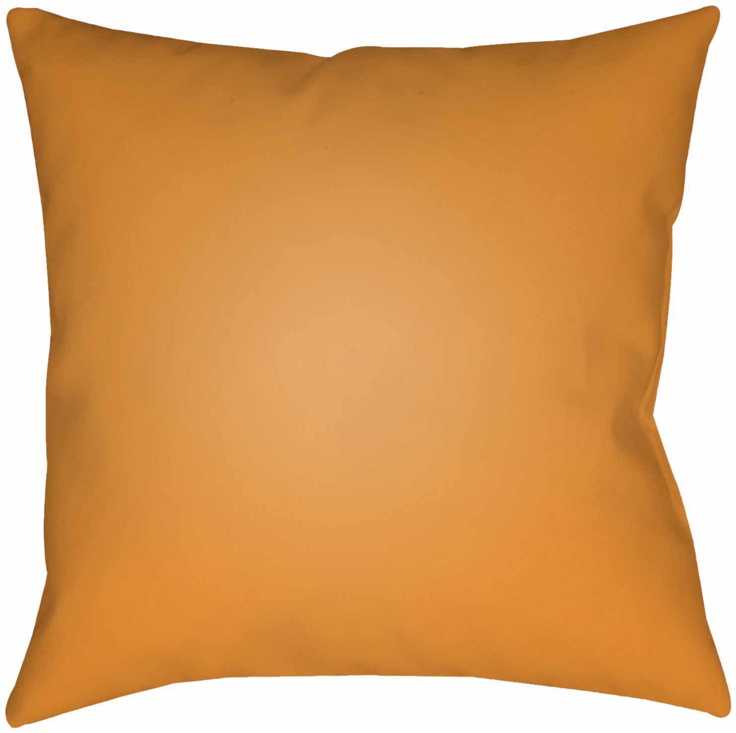 Halloween Orange Black Cat Accent Outdoor Pillow