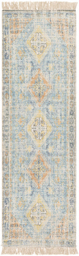 Foraker Aqua/Mustard/Orange Cotton Rug - Clearance