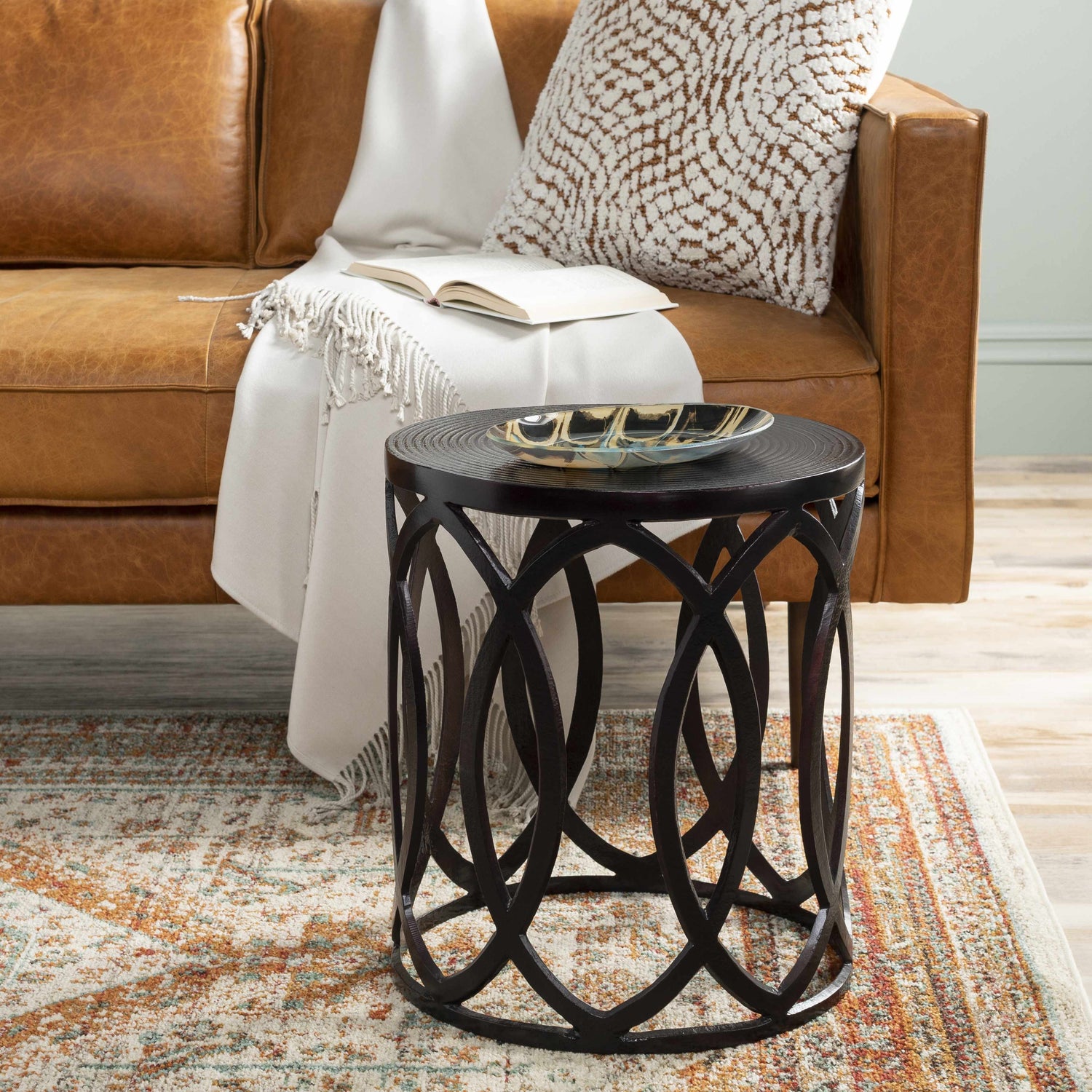 Glomfjord Black End Table - Clearance