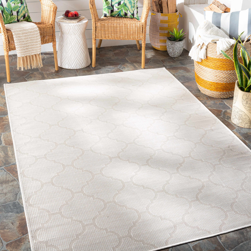 Cream Moolap Outdoor Rug - Clearance