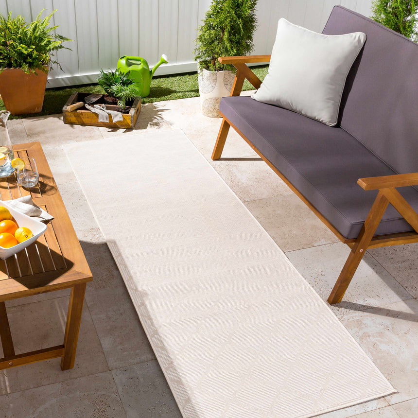 Cream Moolap Outdoor Rug - Clearance