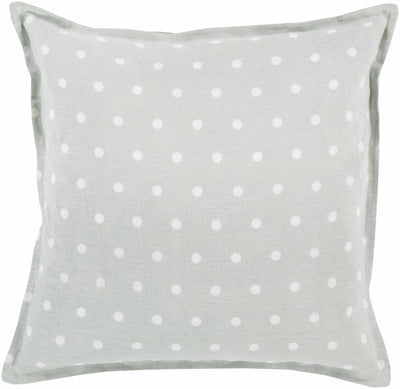 Glendenning Gray Polka Dot Pillow - Clearance