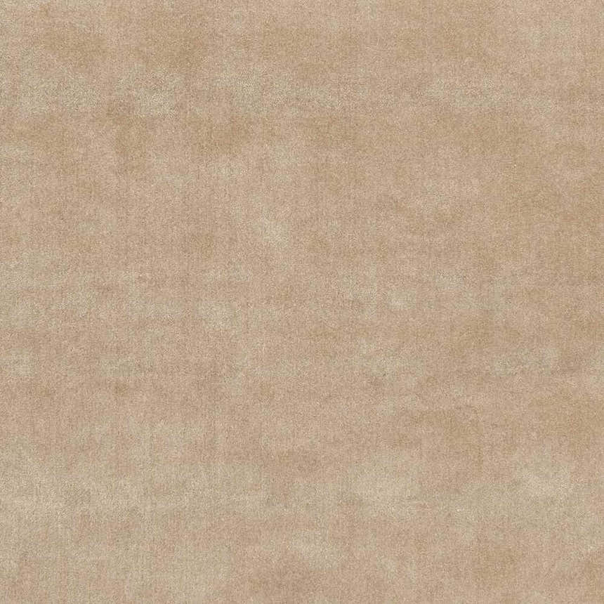 Close-up of the solid, hand-loomed Galata Area Rug in a soft, neutral beige color. Viscose and wool texture. Swatch