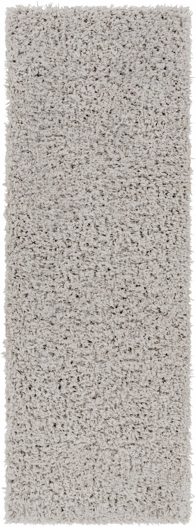 Siari Solid Medium Gray Shag Rug