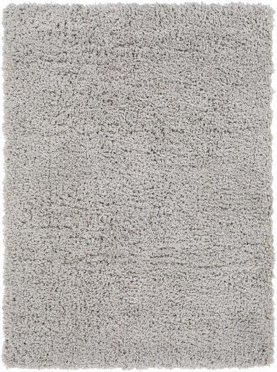 Siari Solid Medium Gray Shag Rug