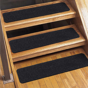 Basic Stair Tread Rugs, Gray