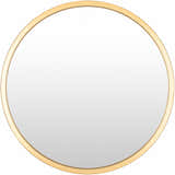Guindarohan Gold Frame Round Mirror