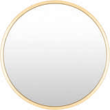 Guindarohan Gold Frame Round Mirror