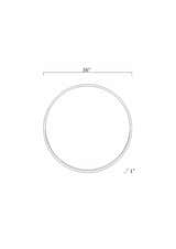 Guindarohan Gold Frame Round Mirror