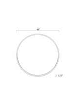 Guindarohan Gold Frame Round Mirror