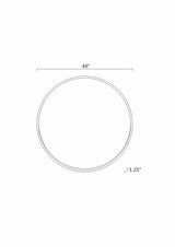 Guindarohan Gold Frame Round Mirror