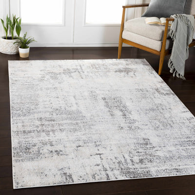 Coteau Abstract White Rug - Clearance