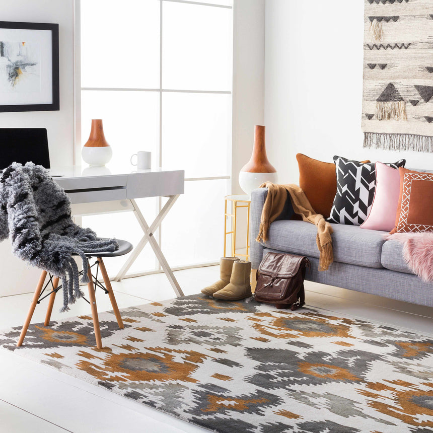 Hannastown Camel Square Throw Pillow