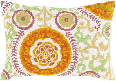 Goldvein Multicolor Floral Lumbar Pillow - Clearance
