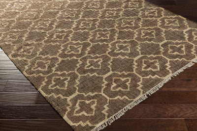 Gotebo Handcrafted Fringed Jute Carpet - Clearance