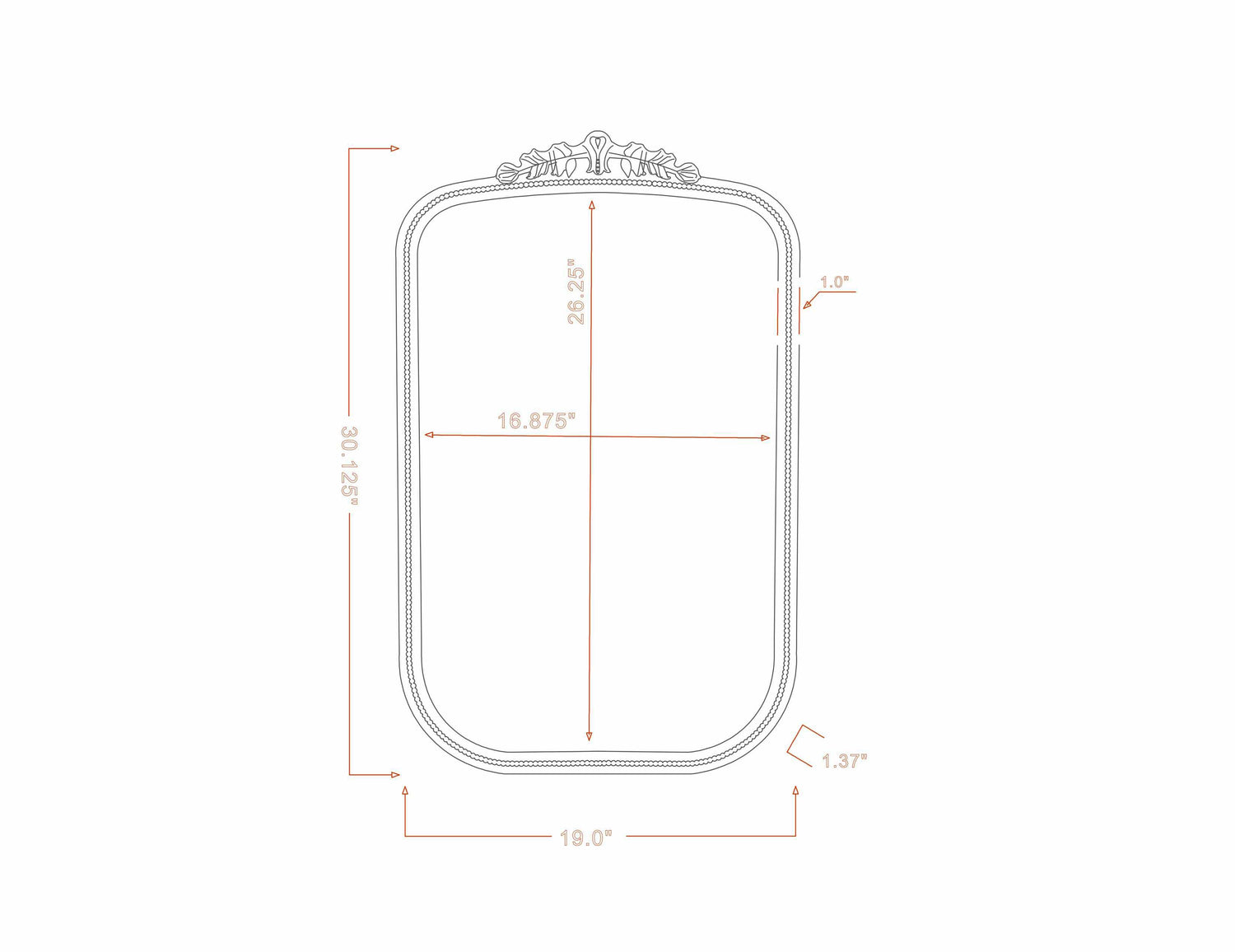 Giavenale Mirror - Clearance