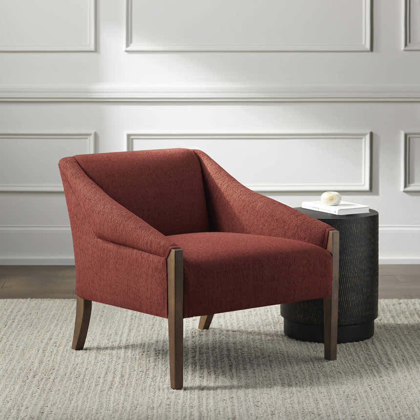 Gardinovci Burnt Orange Accent Chair - Clearance