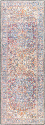 Rust Gardnertown Medallion Washable Area Rug - Clearance