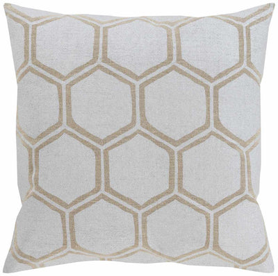 Greenmount Hexagon Pattern Throw Pillow - Clearance