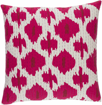 Grovesend Pink Ikat Square Throw Pillow - Clearance