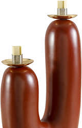 Gallodoro Brick Red Table Lamp