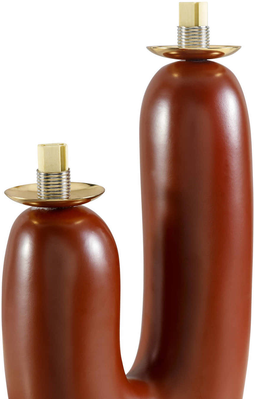 Gallodoro Brick Red Table Lamp