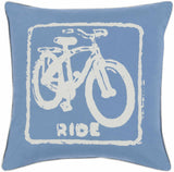 Gates Vintage Bicycle Ride Throw Pillow - Clearance