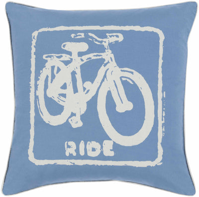 Gates Vintage Bicycle Ride Throw Pillow - Clearance
