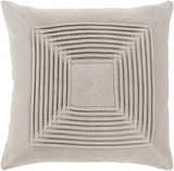 Gueydan Light Beige Square Throw Pillow - Clearance