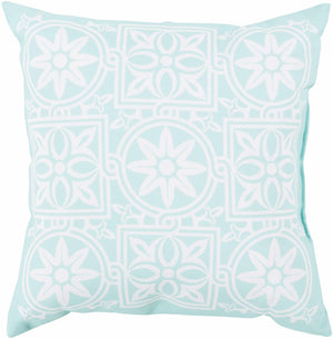 Guiong Geometric Floral Pattern Throw Pillow