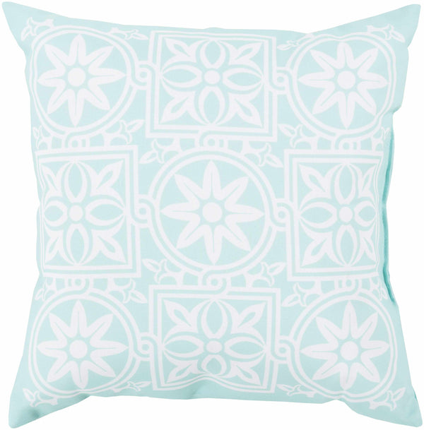 Guiong Geometric Floral Pattern Throw Pillow