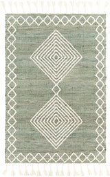 Guiuan Tasseled Jute&Wool Rug - Clearance