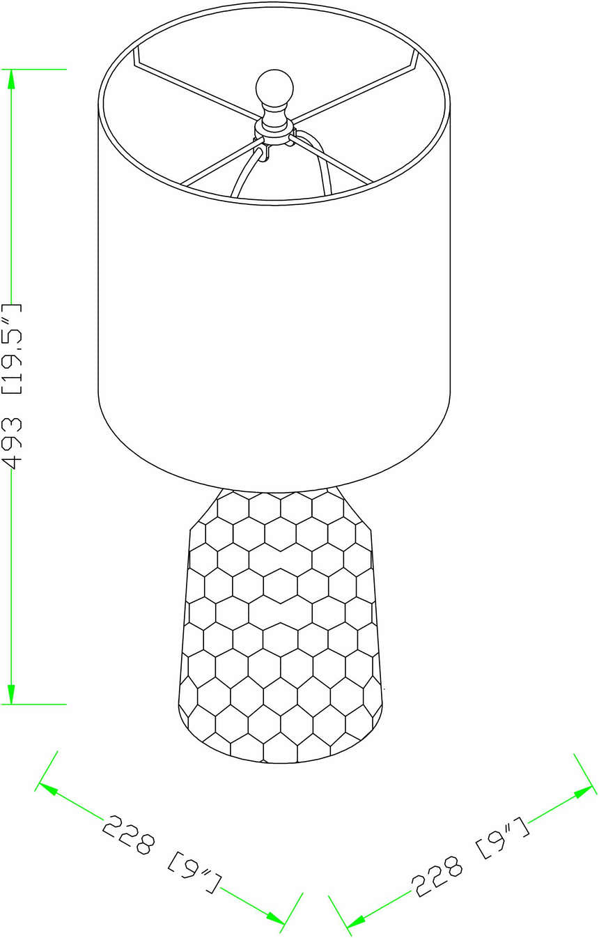 Gulmarrad Textured Ivory Ceramic Table Lamp