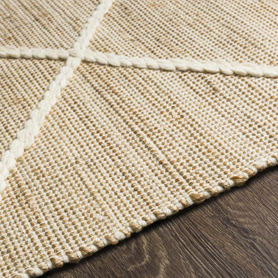 Gulnur Natural Jute&Wool Trellis Rug