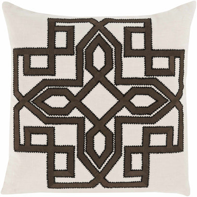 Gundagai Geometric Brown Throw Pillow - Clearance