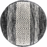 Gunnislake Knitted Black Cotton Pouf