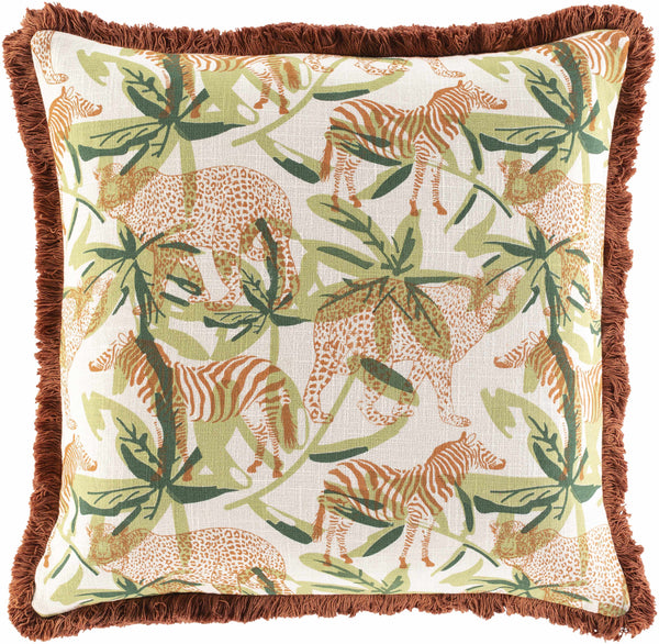 Guri Safari Print Cotton Throw Pillow - Clearance