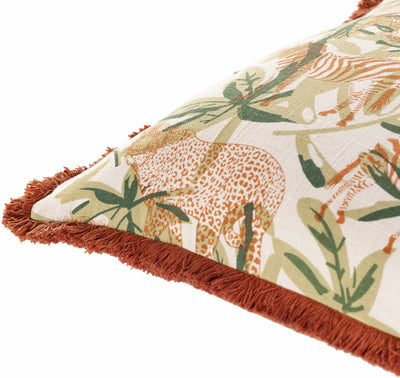 Guri Safari Print Cotton Throw Pillow - Clearance