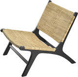 Ulhasnagar Black Accent Chair - Clearance