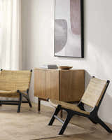 Ulhasnagar Black Accent Chair - Clearance