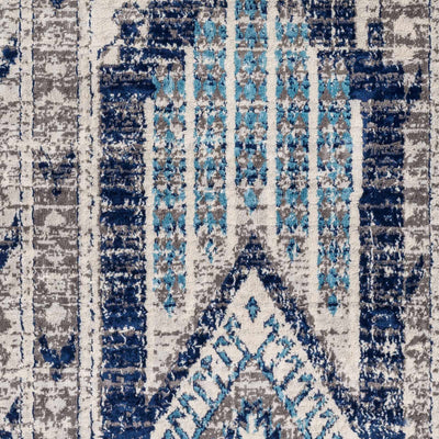 Haddenham Blue Southwestern Carpet - Clearance