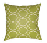 Haligue Geometric Rope Pattern Accent Outdoor Pillow