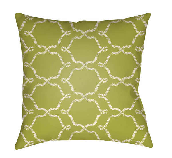 Haligue Geometric Rope Pattern Accent Outdoor Pillow