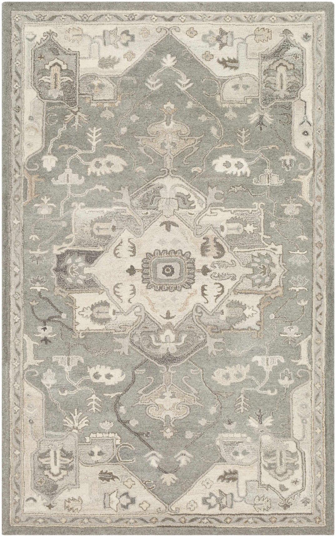 Broomfield 1196 Hand Tufted Taupe Wool Rug – Boutique Rugs
