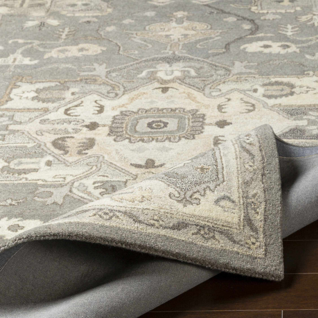 Broomfield 1196 Hand Tufted Taupe Wool Rug – Boutique Rugs