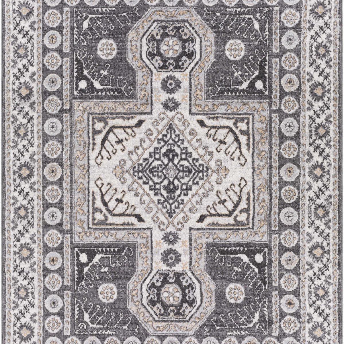 Harrah Gray Cross Rug - Clearance – Boutique Rugs