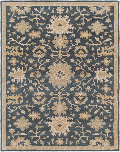 Hazen 1154 Navy Wool Rug