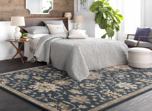 Hazen 1154 Navy Wool Rug